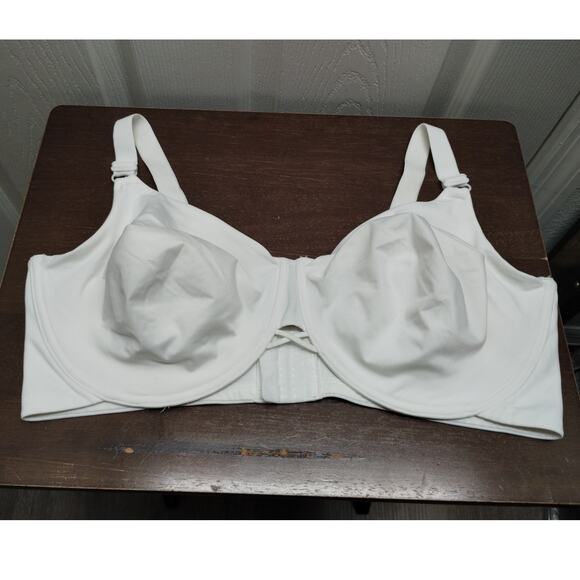 Vanity Fair Size 44DDD White Radiant 2-Ply Back Smoothing Underwire Bra 76571 - Picture 2 of 5